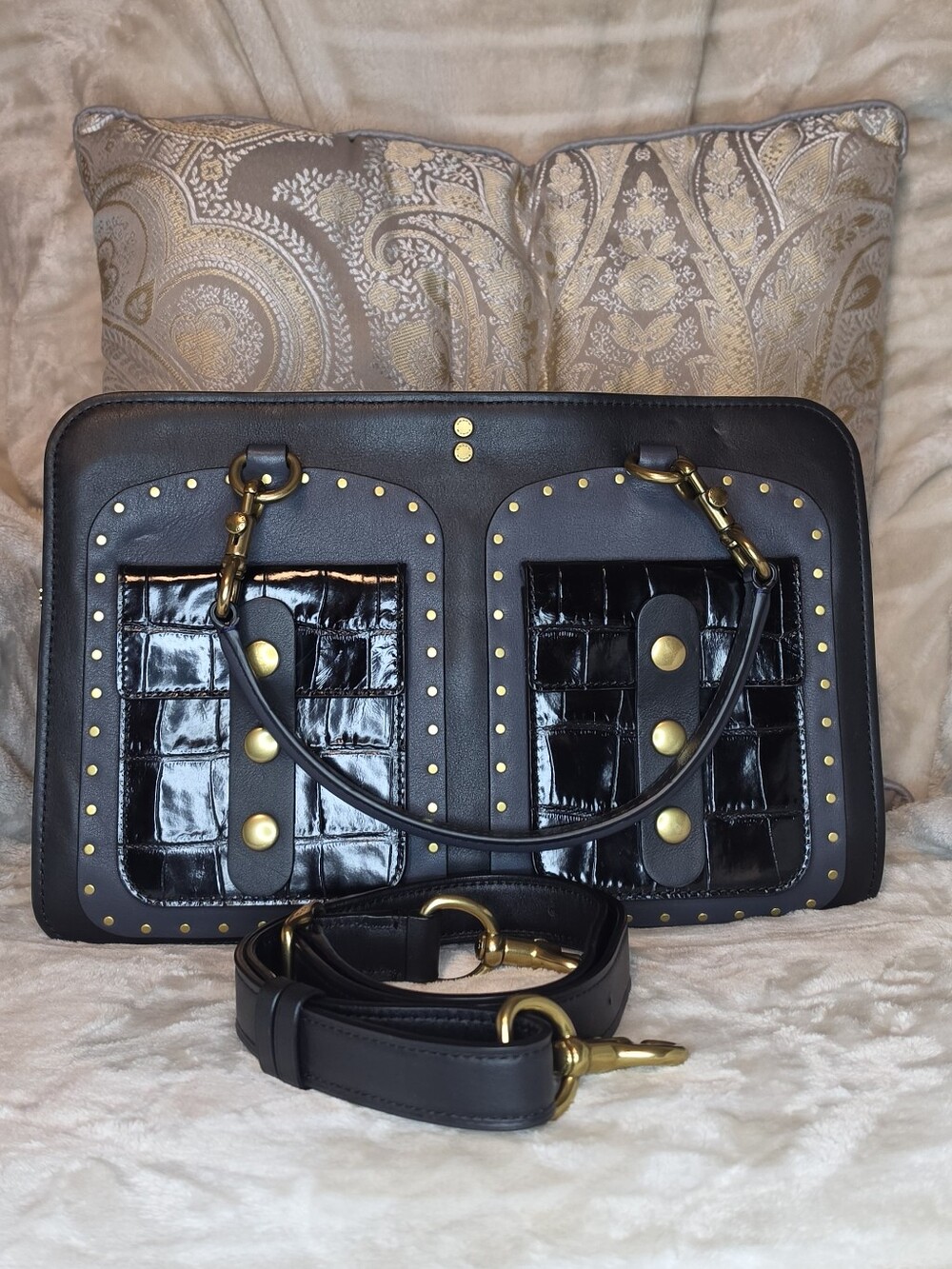 COACH PEYTON SAMPLE SATCHEL BAG